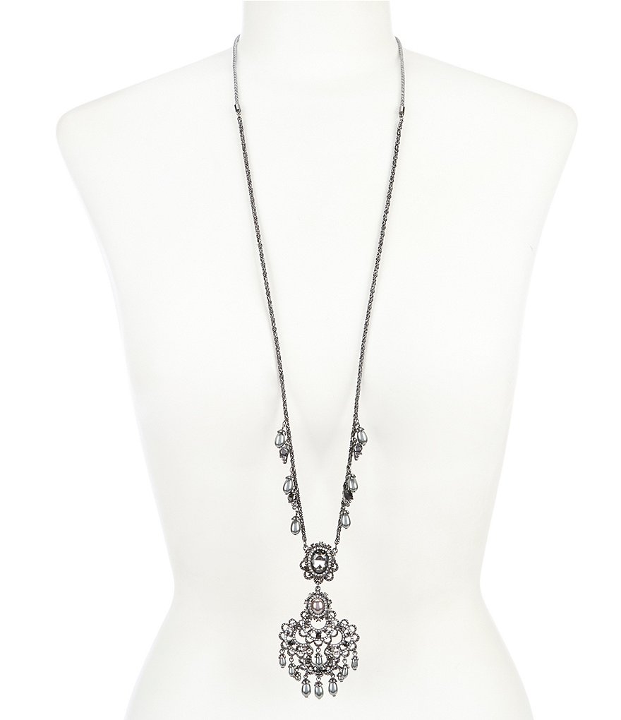 Marchesa Drama Pendant Necklace