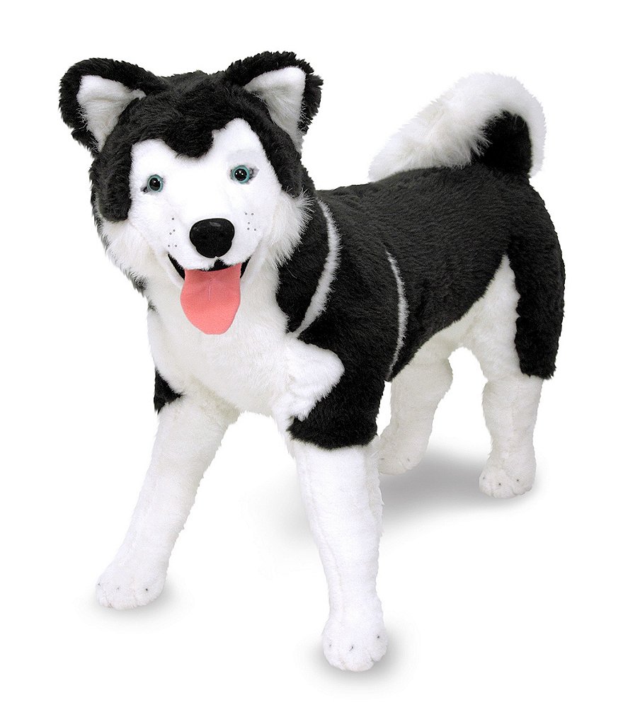 Melissa & Doug 10#double; Husky Giant Stuffed Animal