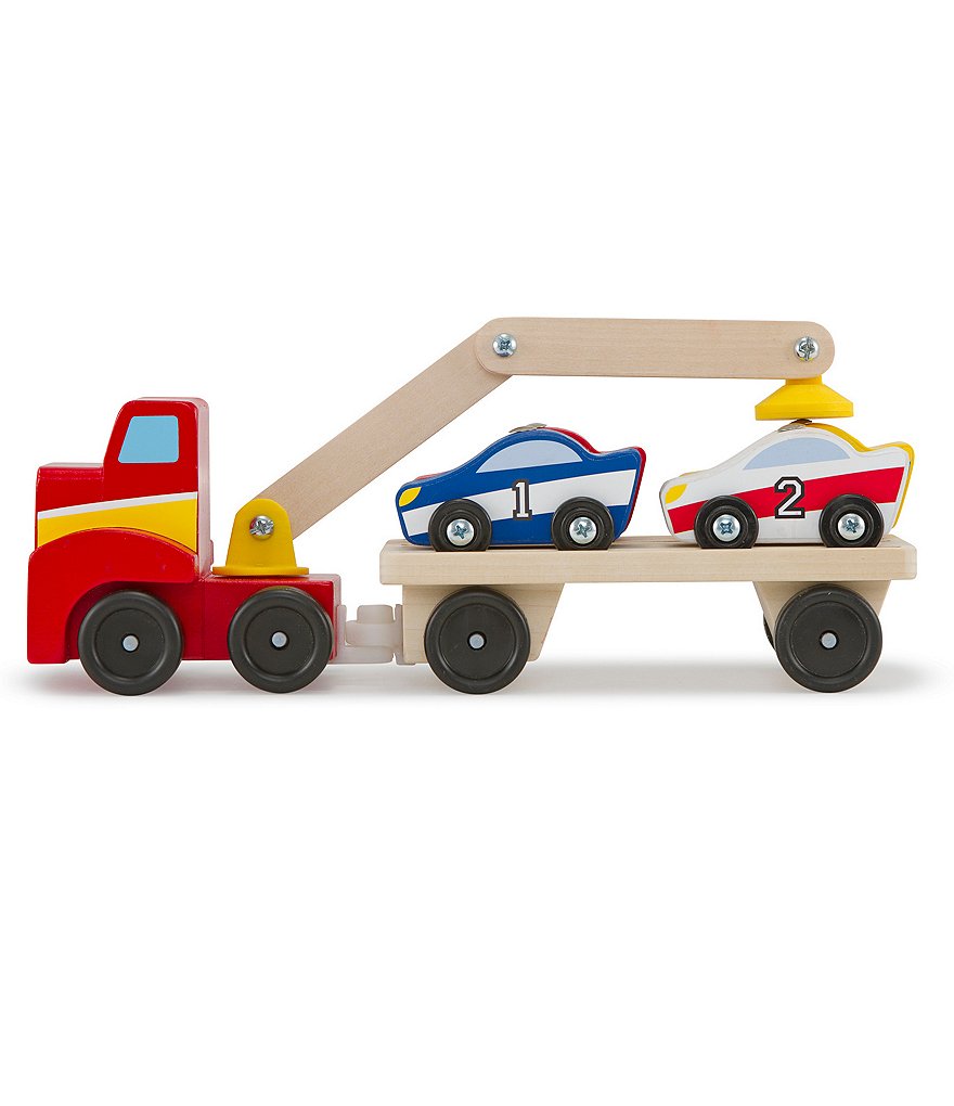 Melissa & Doug Magnetic Car Loader Set