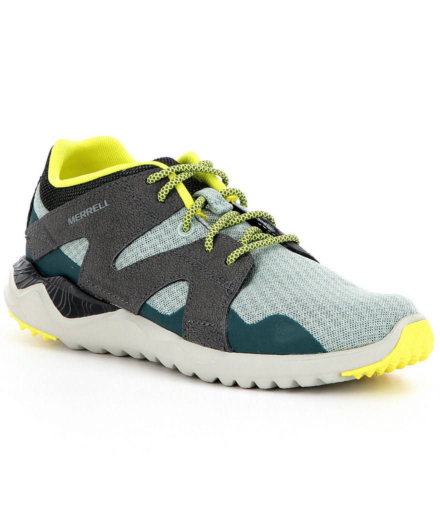 Merrell 1SIX8 Mesh and Leather Lace Up Athletic Sneakers