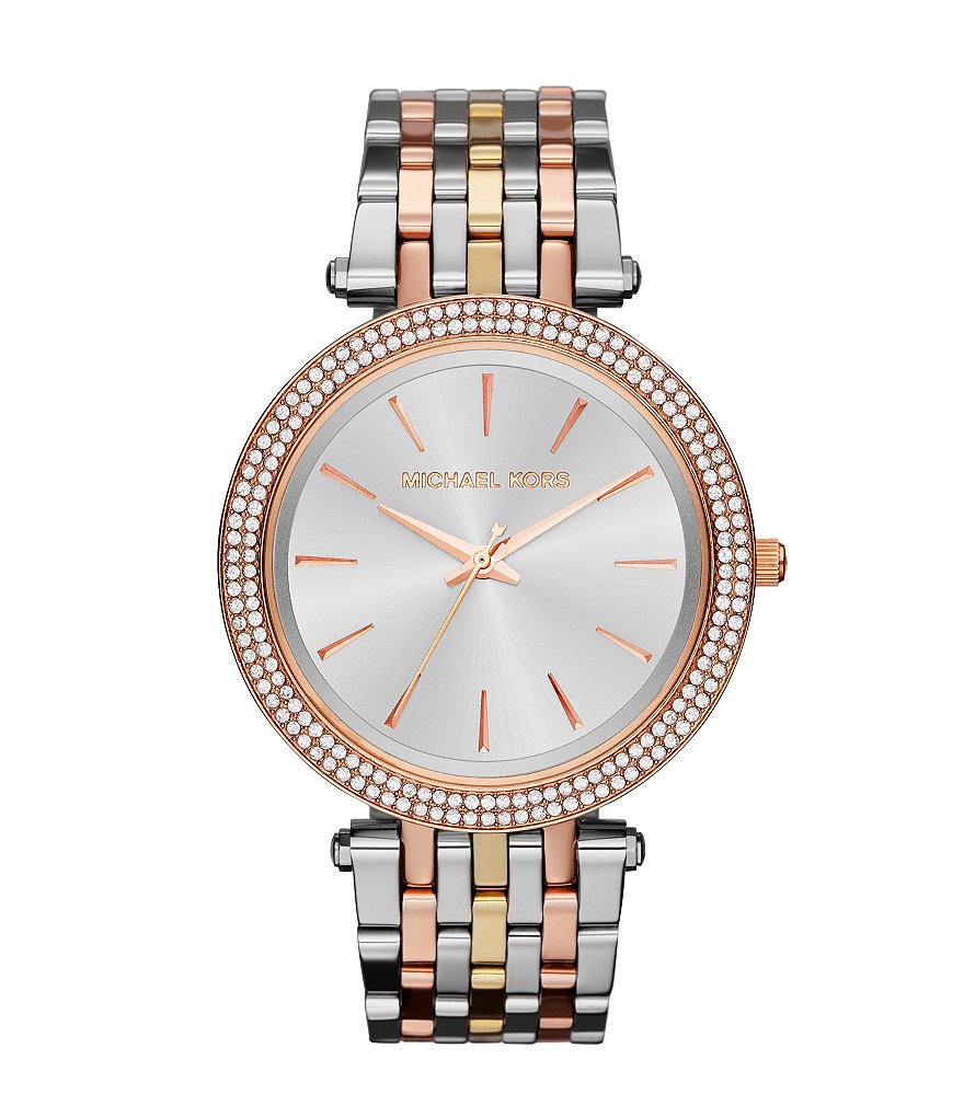 Michael Kors Darci Three-Tone Watch