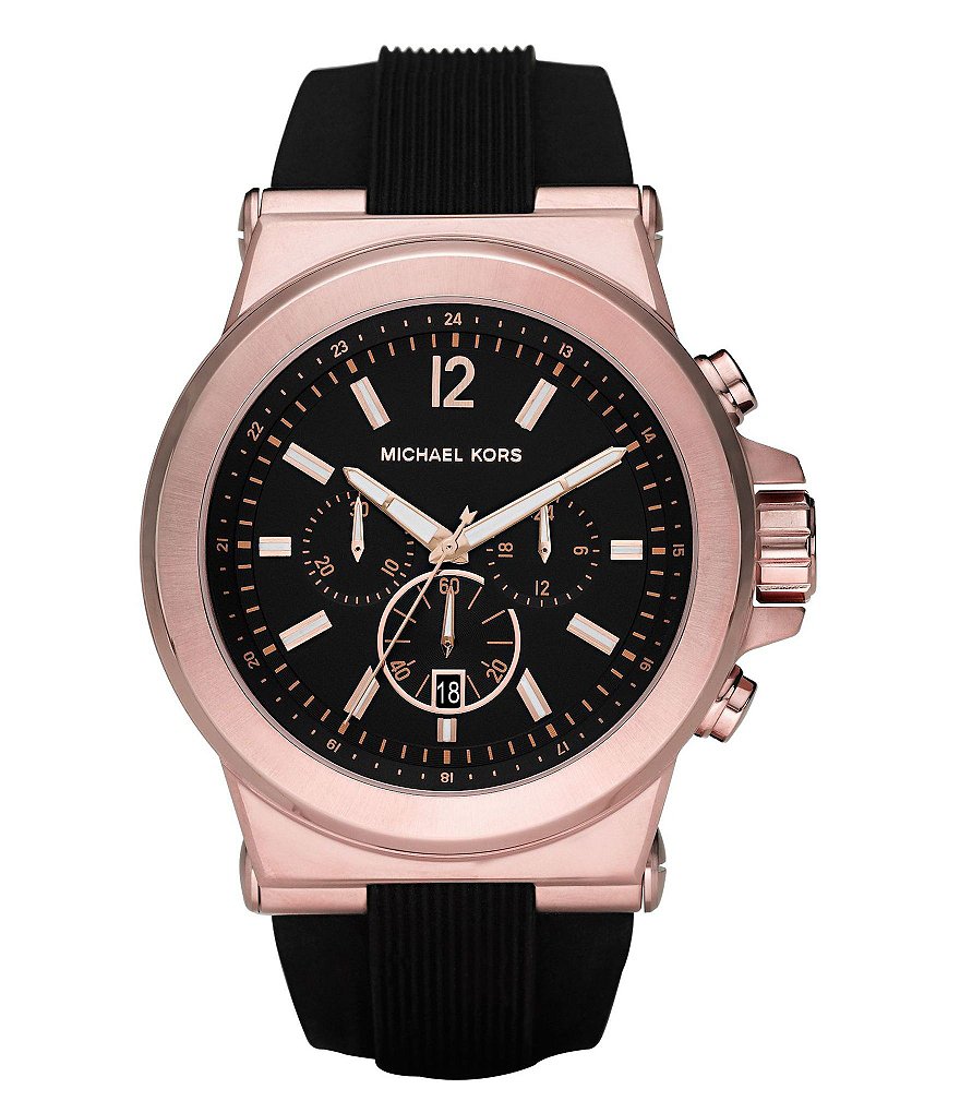 Michael Kors Dylan Silicone Strap Sport Watch