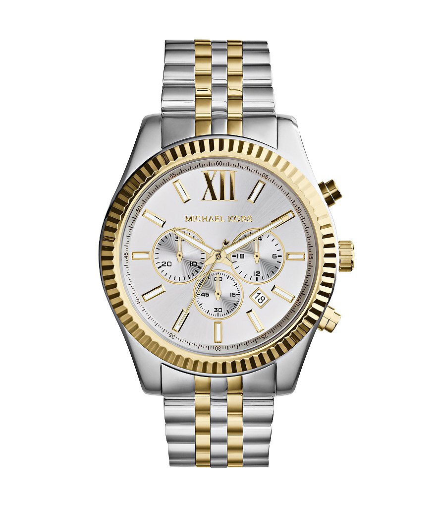 Michael Kors Men´s Lexington Two-Tone Stainless Steel Chronograph Bracelet Watch