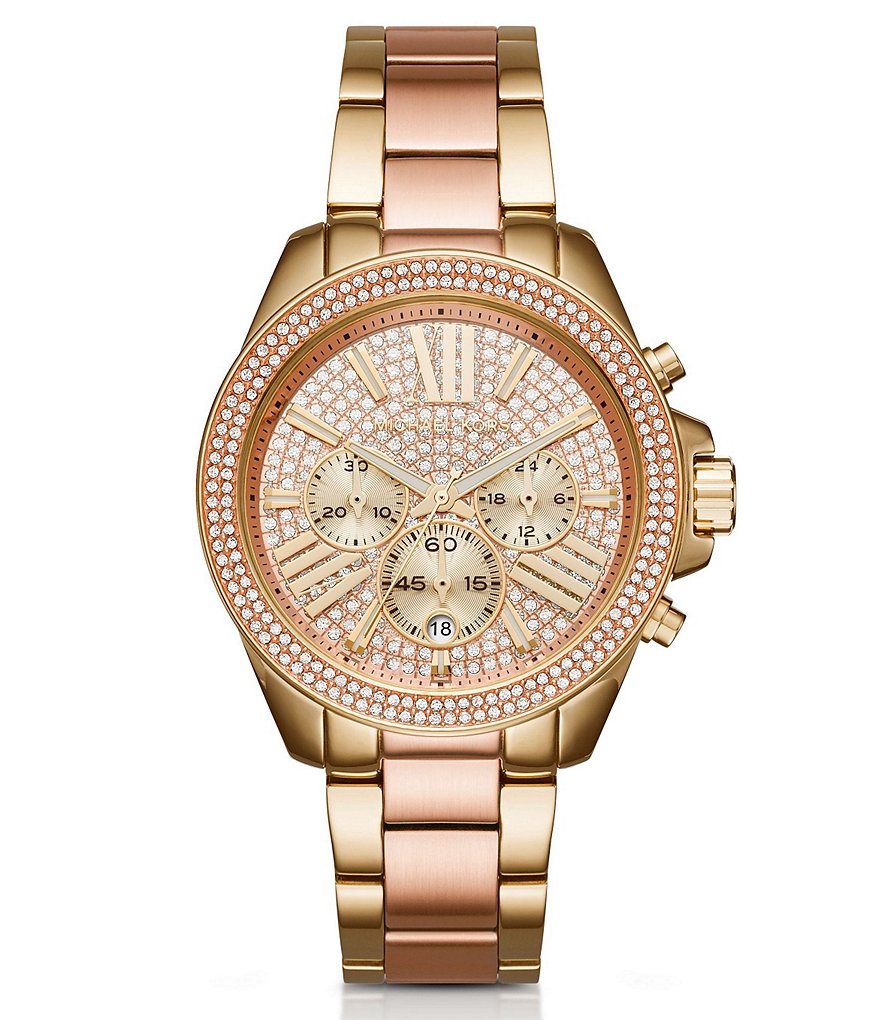 Michael Kors Wren Pavé Chronograph Bracelet Watch