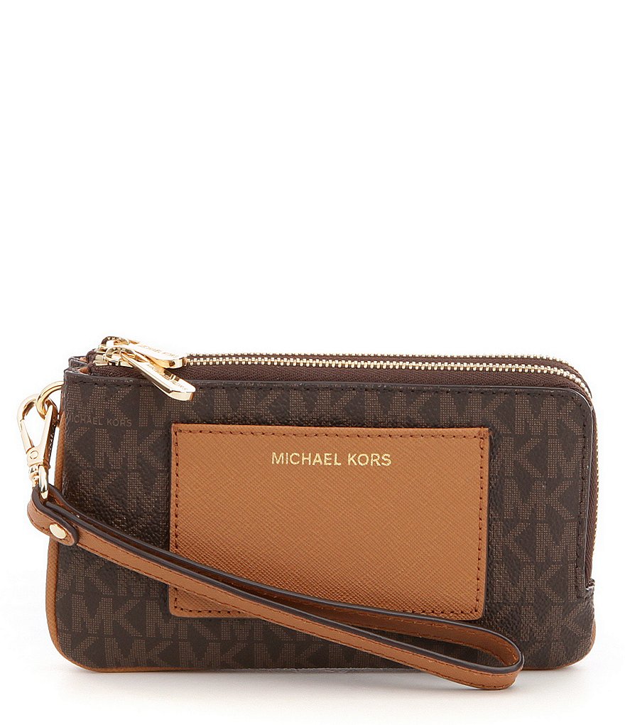 MICHAEL Michael Kors Bedford Medium Double-Zip Wristlet