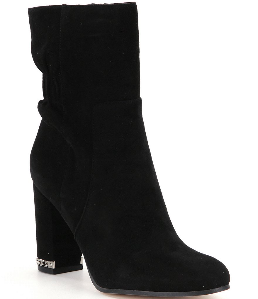 MICHAEL Michael Kors Dolores Rouched Suede Booties