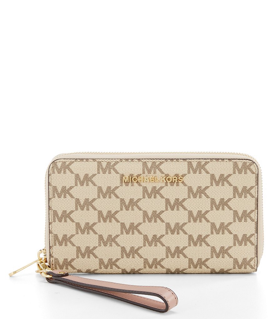 MICHAEL Michael Kors Jet Set Signature Large Multifunction Phone Wallet