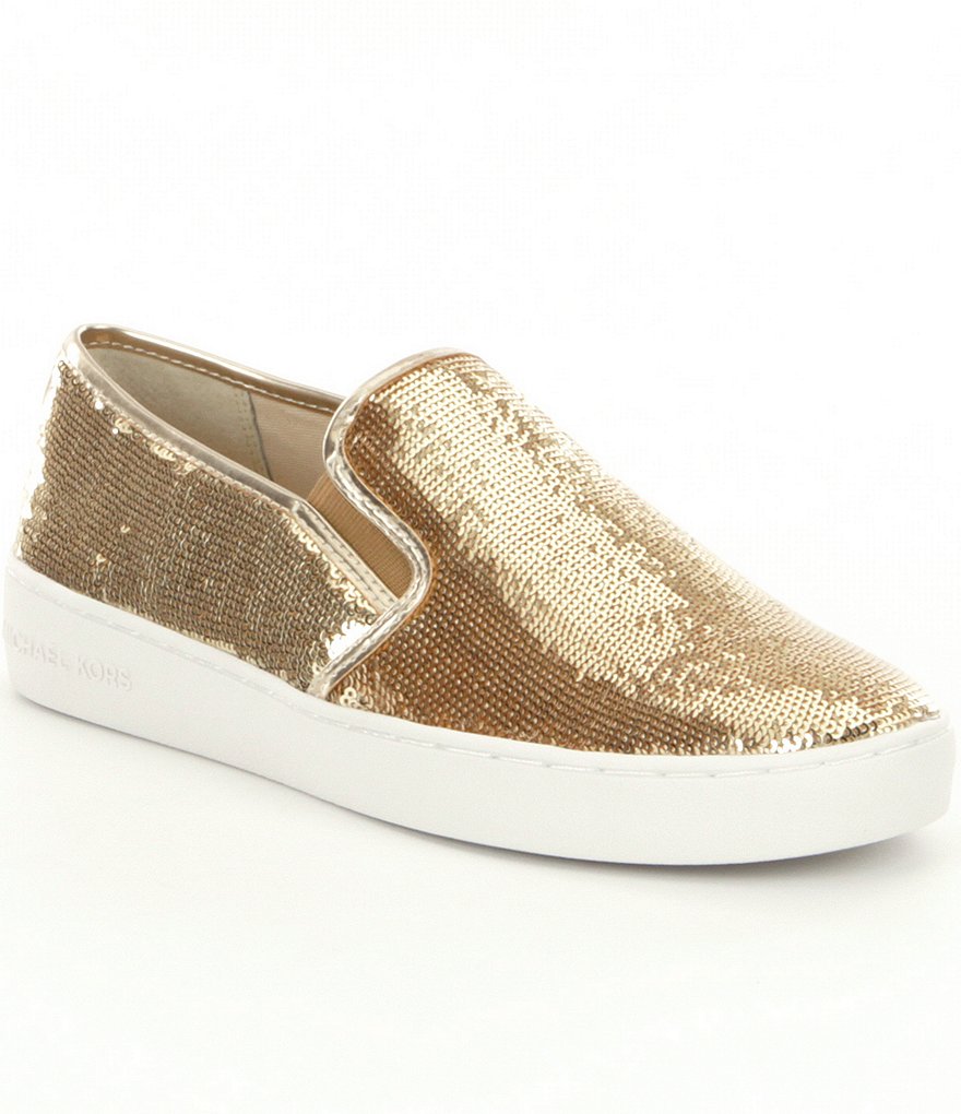 MICHAEL Michael Kors Keaton Sequin Slip-On Sneakers