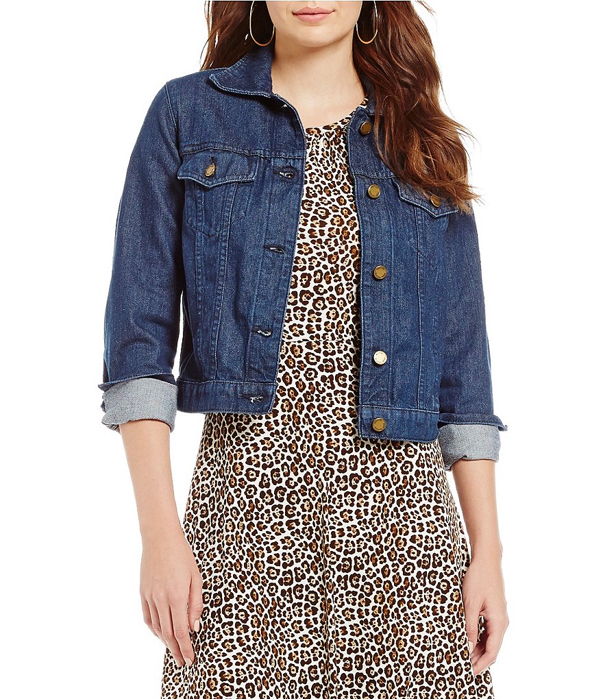 MICHAEL Michael Kors Rinse Wash Denim Jean Jacket