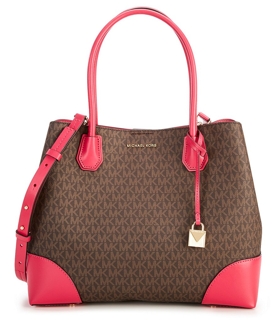 MICHAEL Michael Kors Mercer Gallery Signature Large Center-Zip Tote