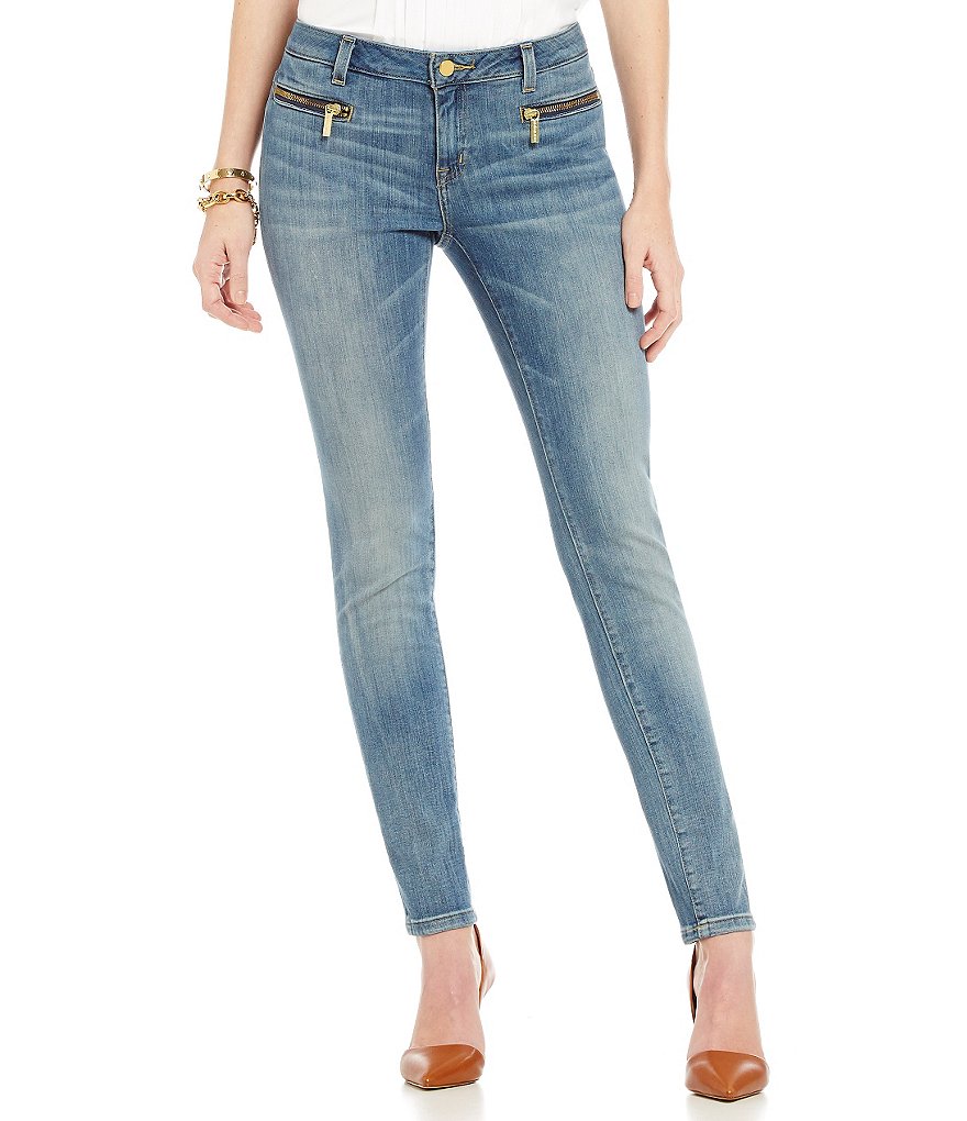 MICHAEL Michael Kors Verushka Wash Super Stretch Denim Skinny Jeans