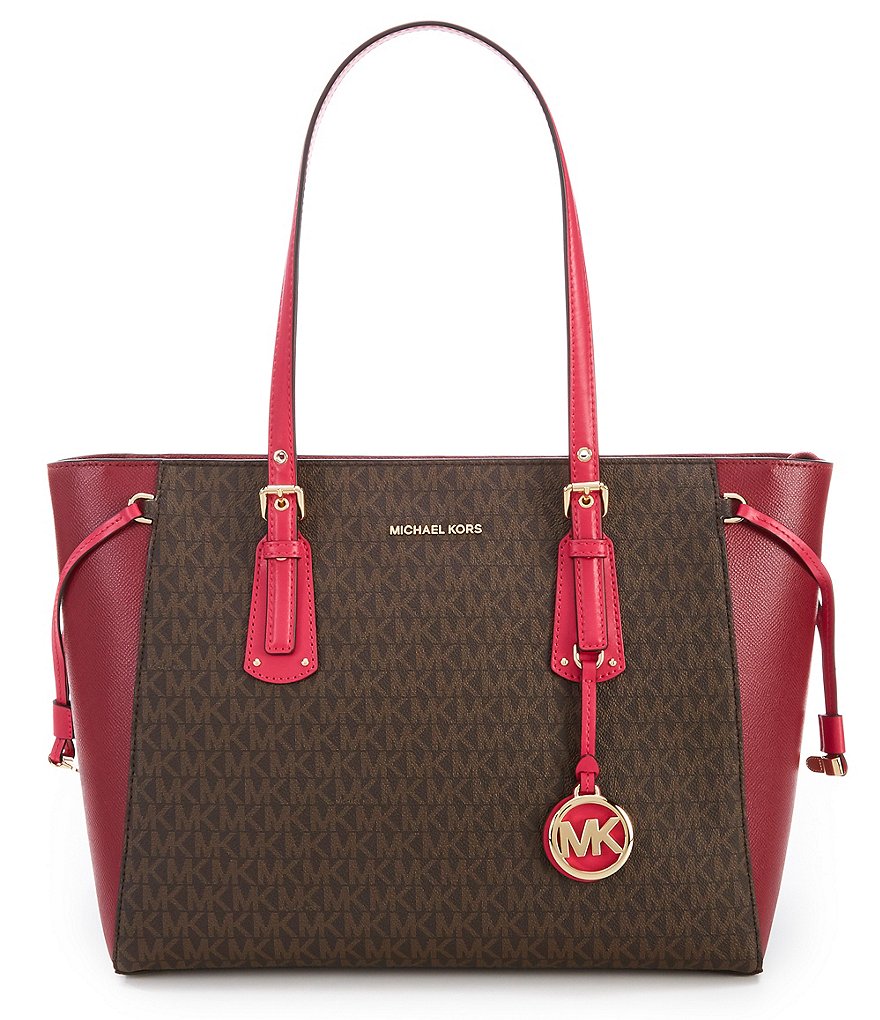 MICHAEL Michael Kors Voyager Signature Top-Zip Tote