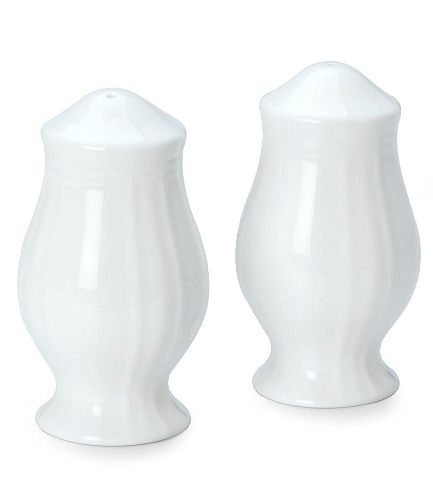 Mikasa Antique White Porcelain Salt & Pepper Shaker Set