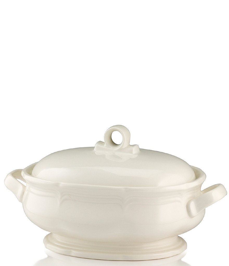 Mikasa French Countryside Rippled Baroque Stoneware Covered Casserole