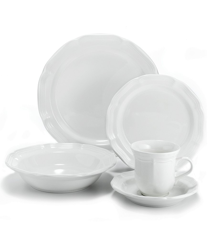 Mikasa French Countryside Rippled Stoneware 5-Piece Place Setting