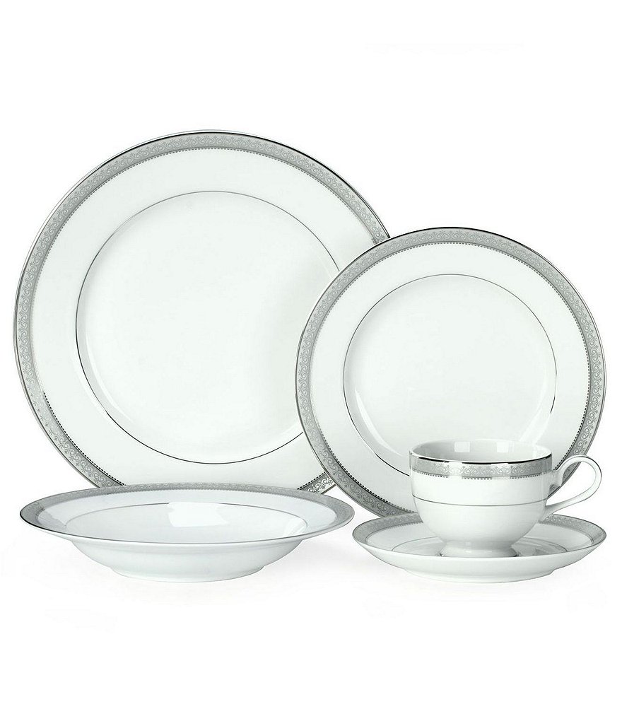 Mikasa Platinum Crown Filigree 5-Piece Place Setting