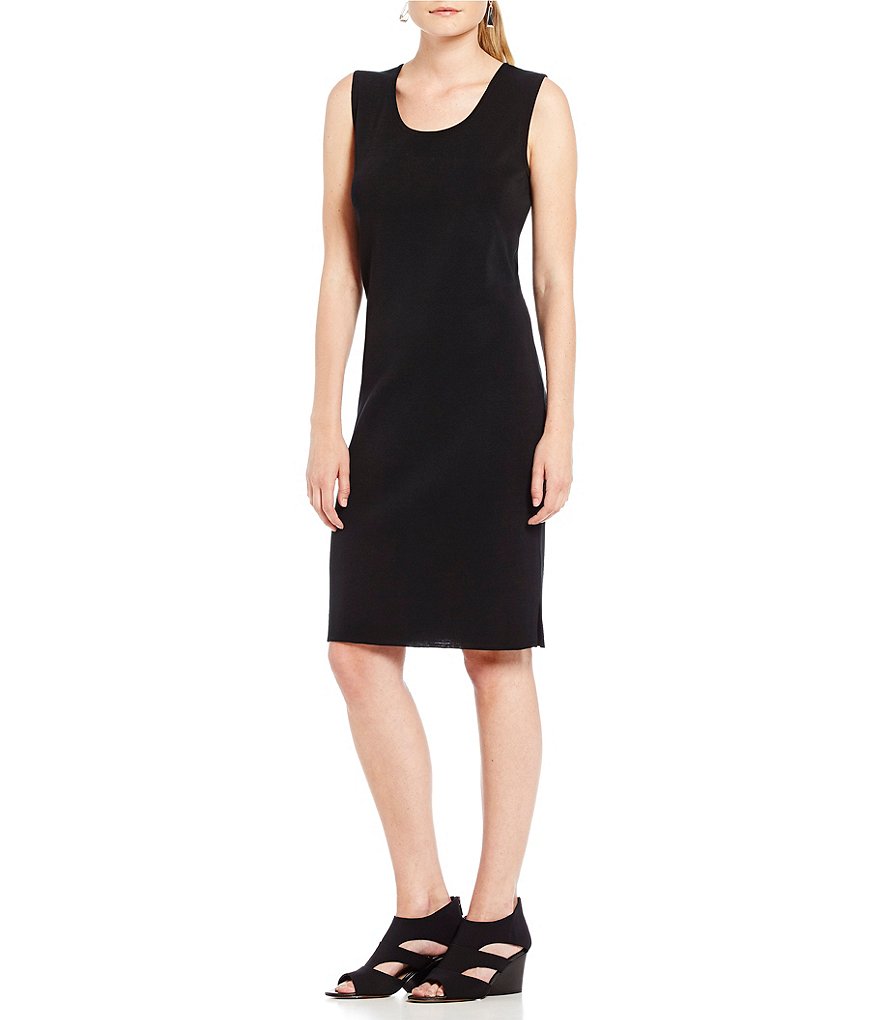Ming Wang Scoop Neck Tank Dress