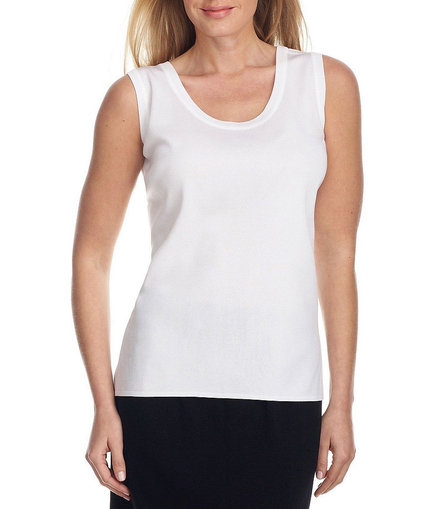 Misook Scoopneck Sleeveless Tank