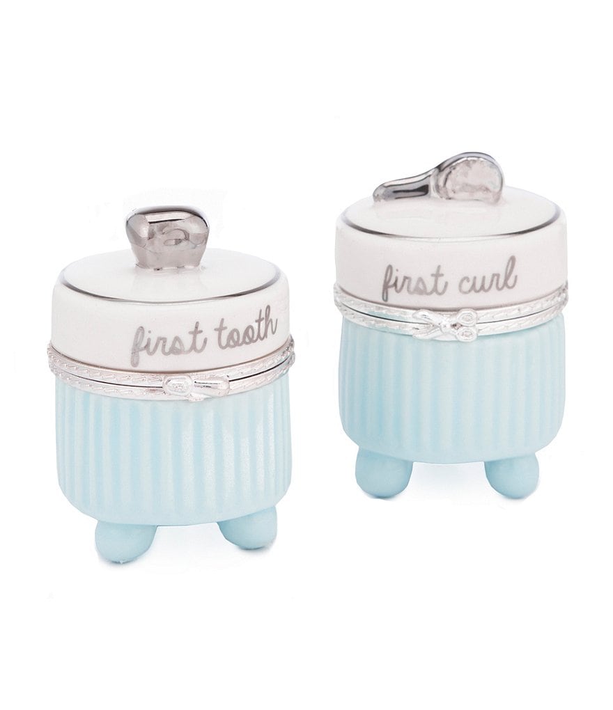 Mud Pie Silver Tooth and Curl Set