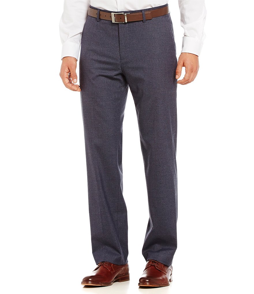 Murano Black Label Zac Modern Classic Fit Flat-Front Pants