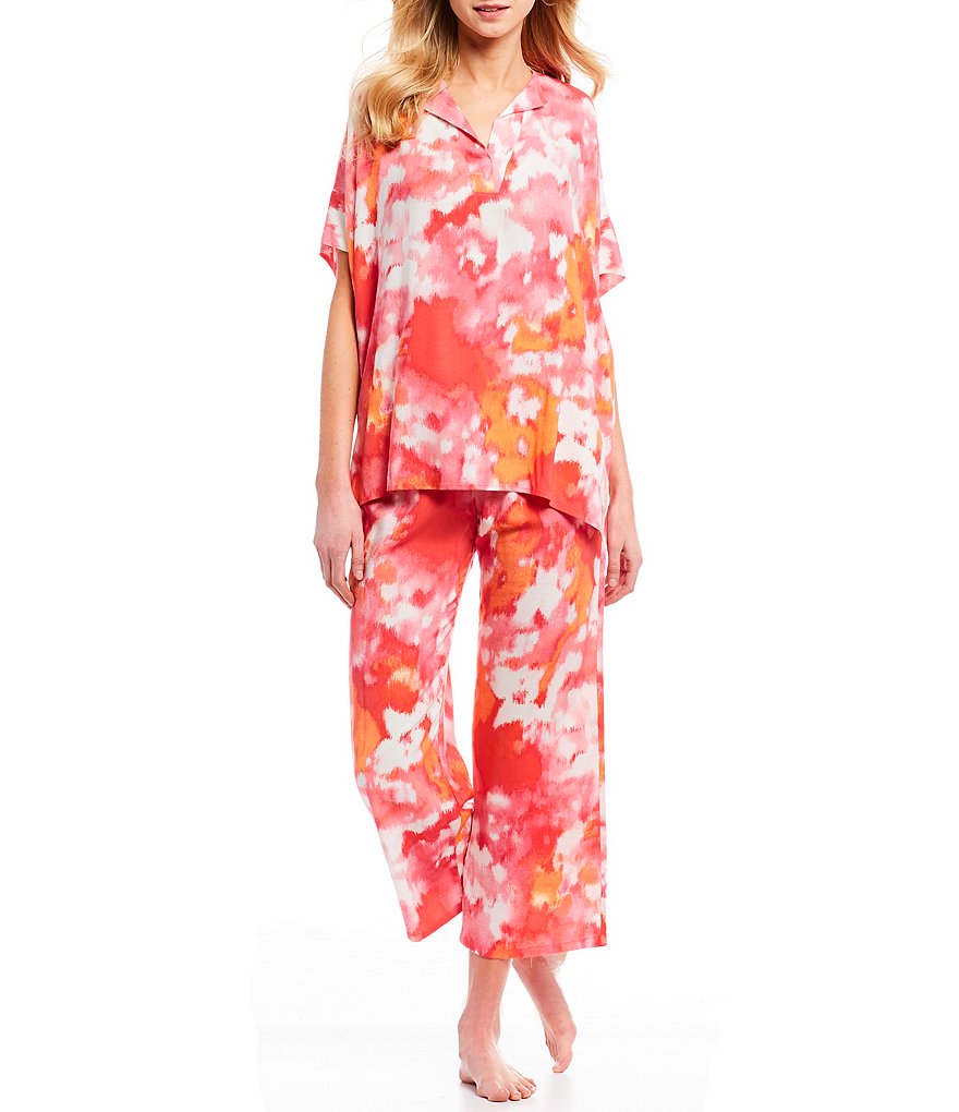 N by Natori Watercolor Challis Pajamas