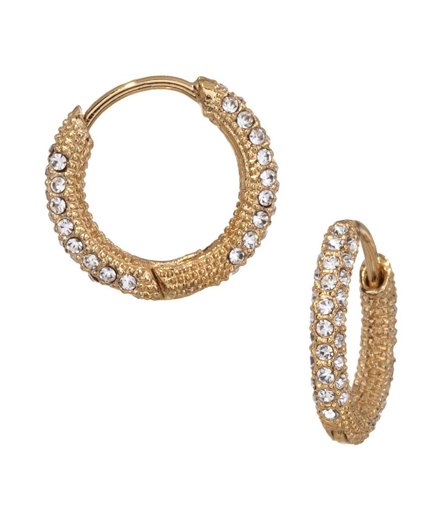 Nadri Pavé Huggie Hoop Earrings