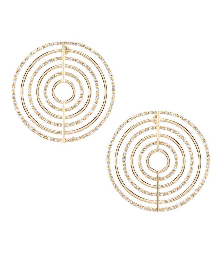 Natasha Accessories Updated Nick Hoop Earrings