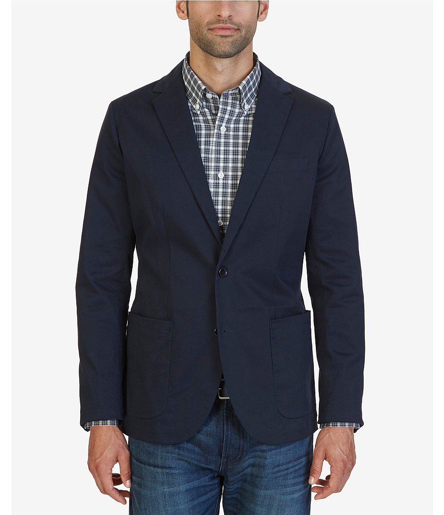Nautica Notched-Lapel Blazer