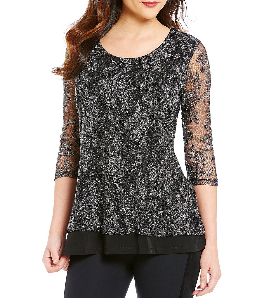 Nicola Lace Double Layer Tunic
