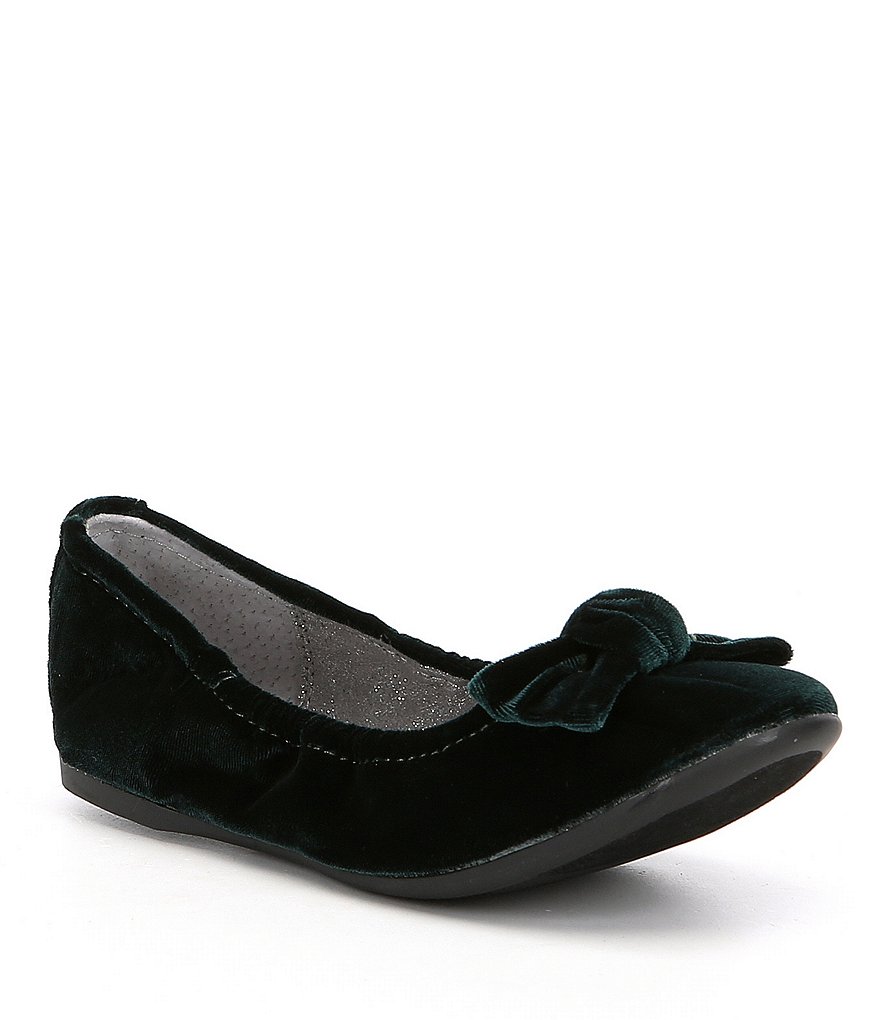 Nina Girls' Karla Velvet Ballet Flats