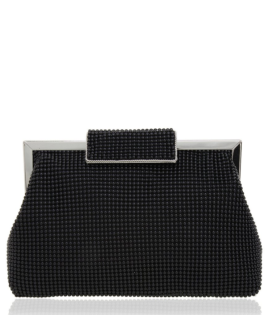 Nina Kaidy Metal Mesh Clappe Clutch