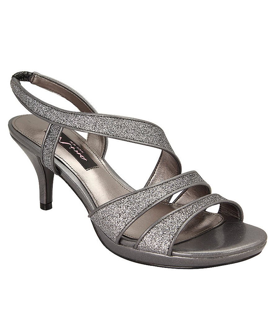 Nina Nolga Glitter Sandals