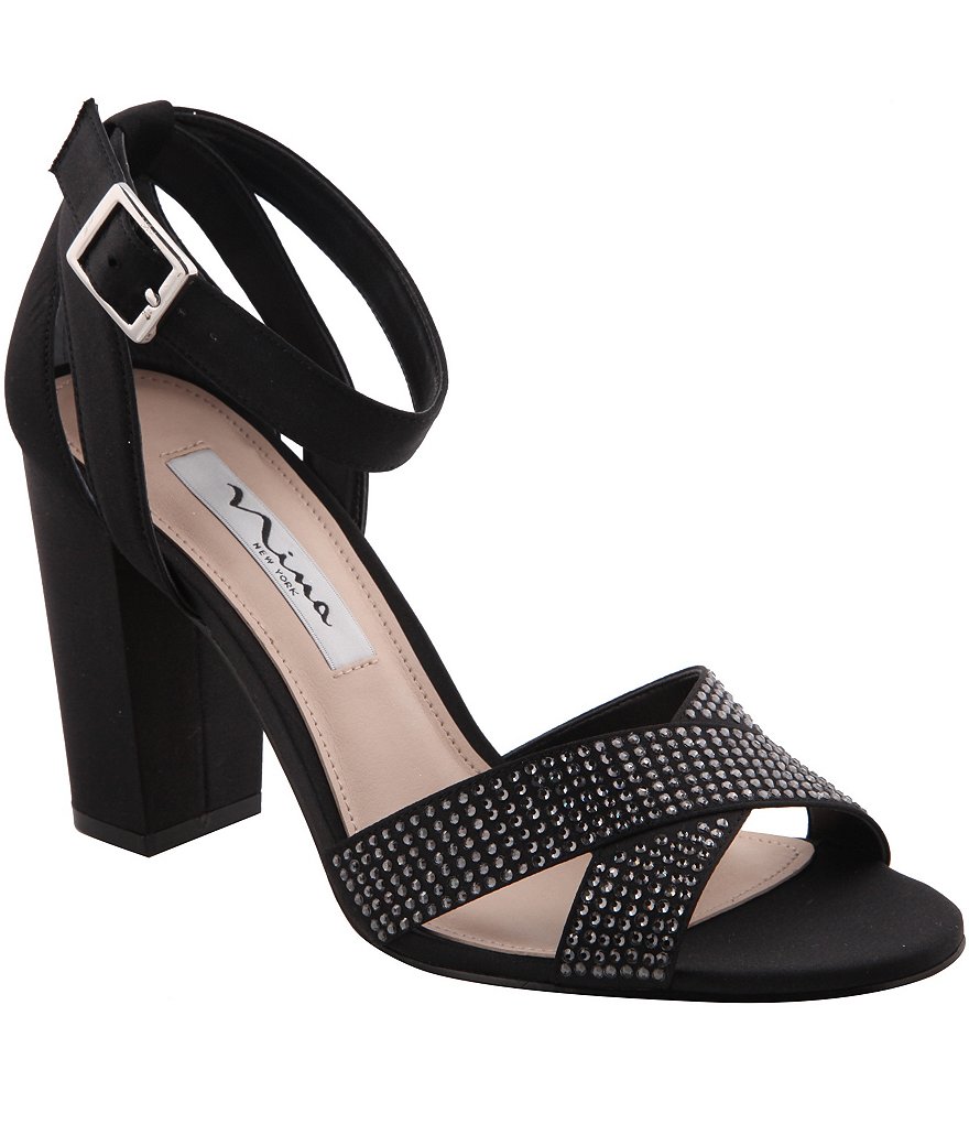 Nina Shelly Metallic Dress Sandals