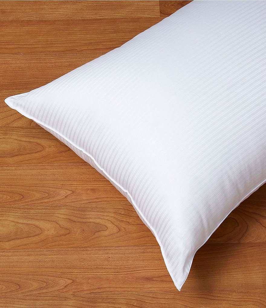 Nobility 350-Thread-Count Dobby Extra-Firm Bed Pillow