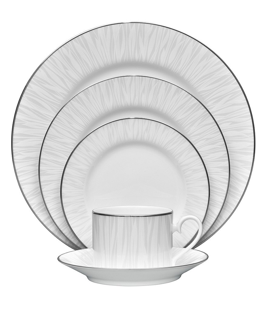 Noritake Glacier Platinum 5-Piece Place Setting