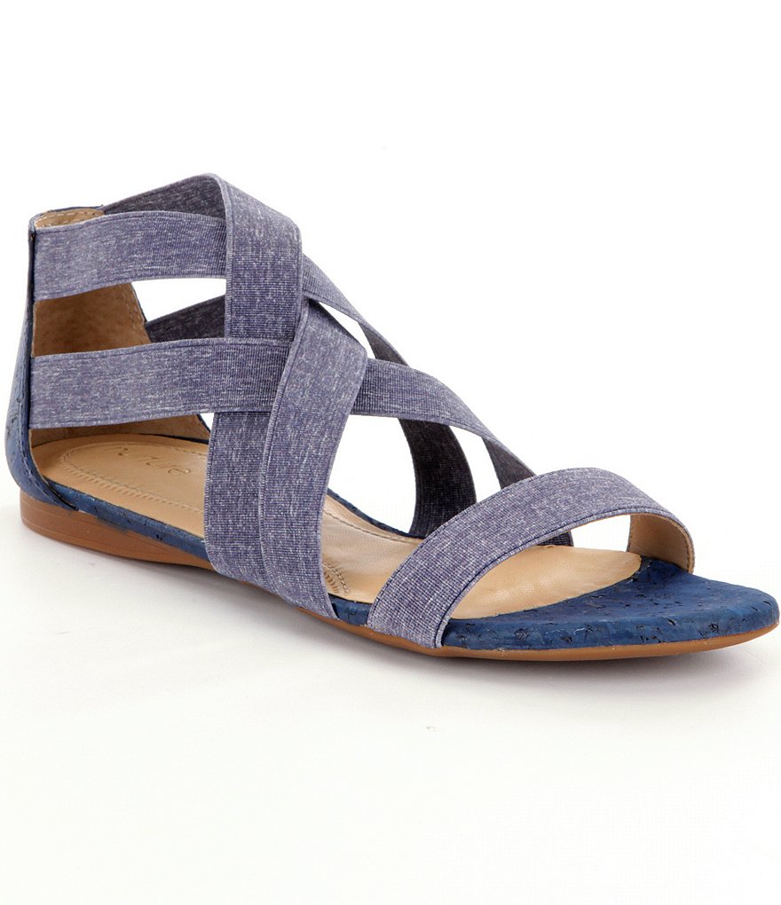 Nurture Women´s Hayvan Denim Criss Cross Banded Sandals