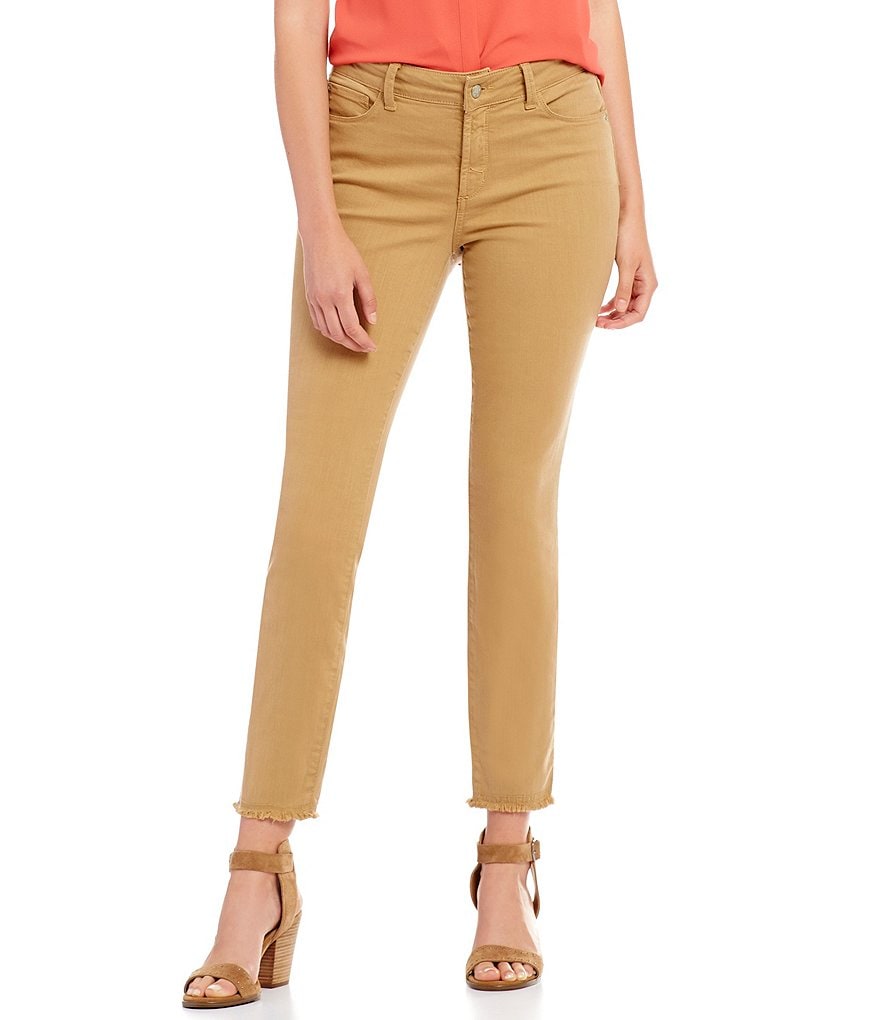 NYDJ Alina Fray Hem Ankle Jeans
