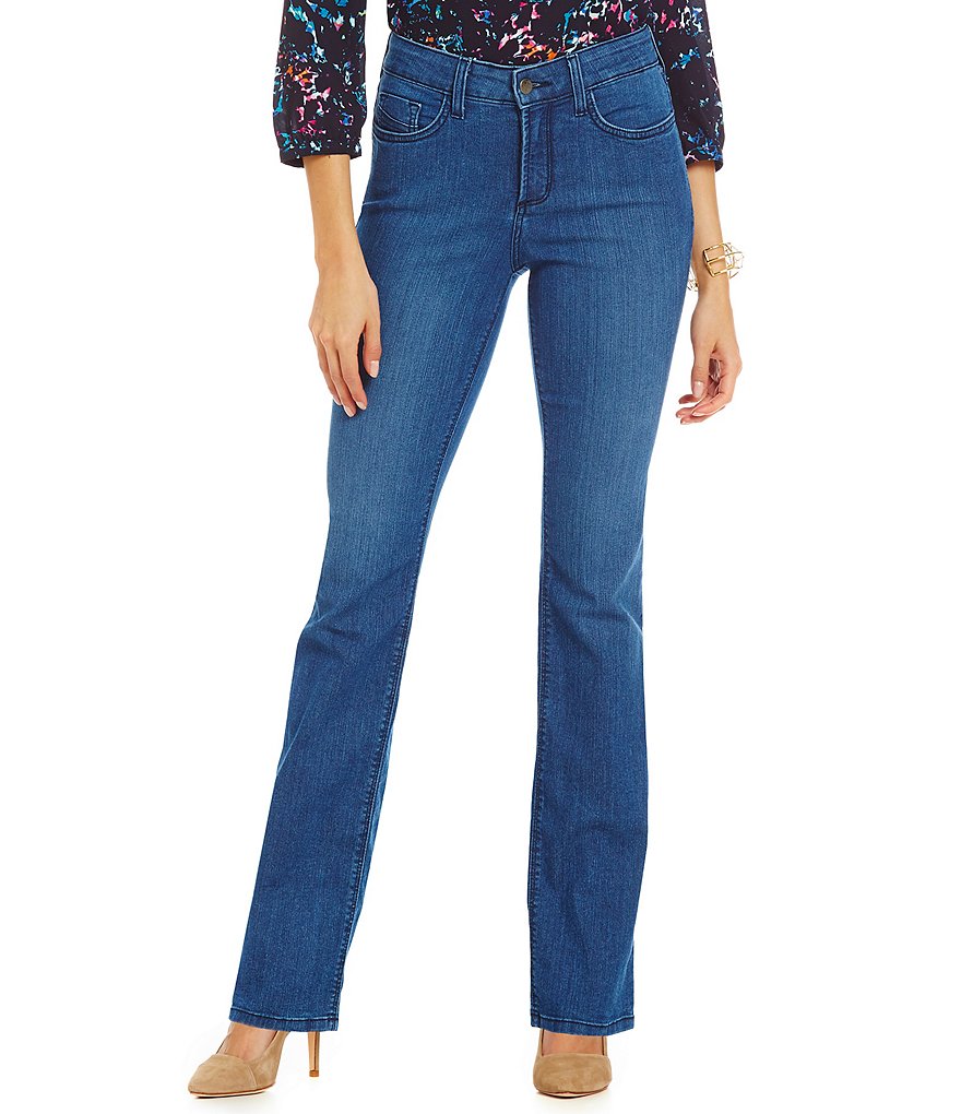 NYDJ Petite Marilyn Straight-Leg Jeans