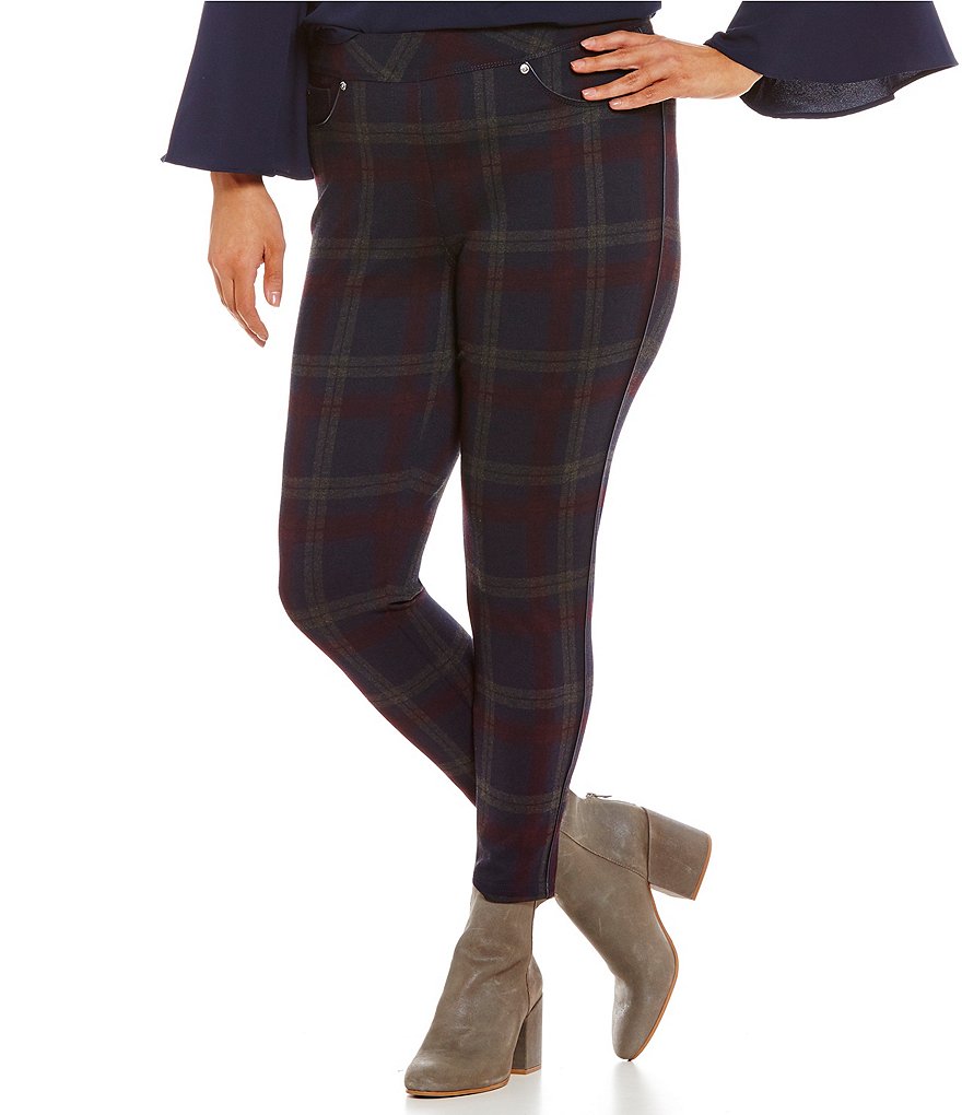 Nygard Slims Plus Luxe Plaid Jeggings