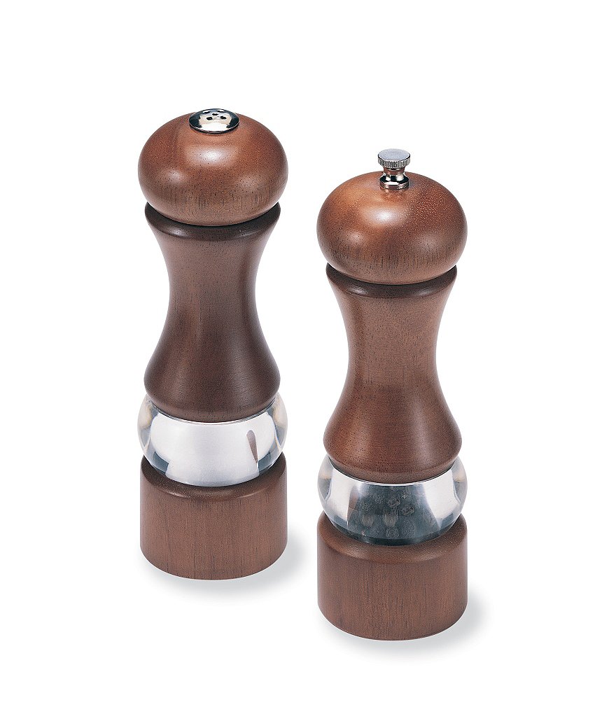Olde Thompson Dover Walnut Wood Pepper Mill & Salt Shaker Set