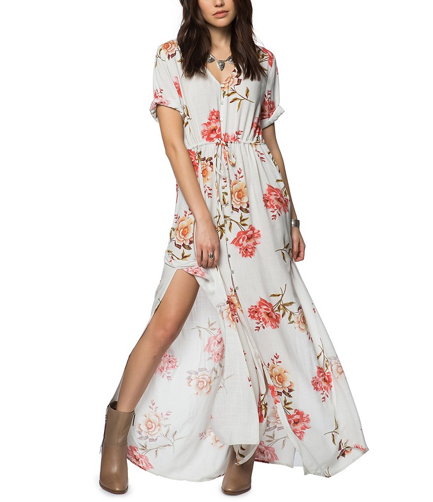 O'Neill Cadey Floral Printed Maxi Dress