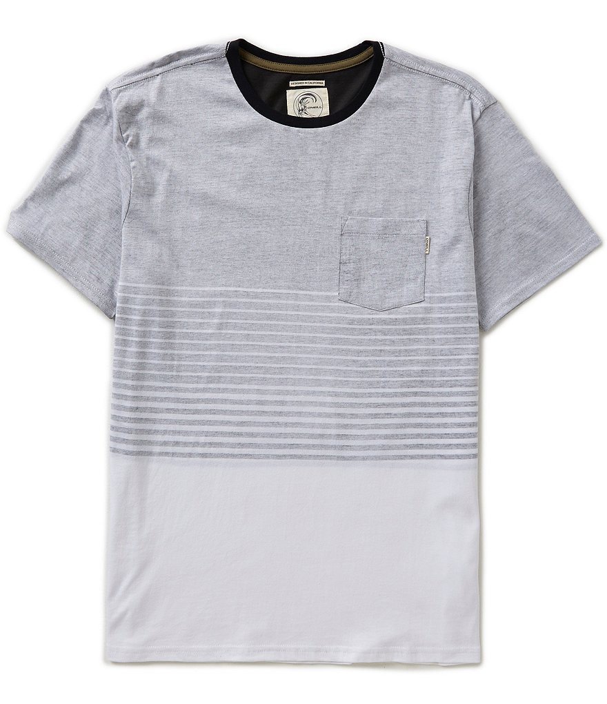 O´Neill Nova Colorblocked/Horizontal-Striped Crewneck Tee