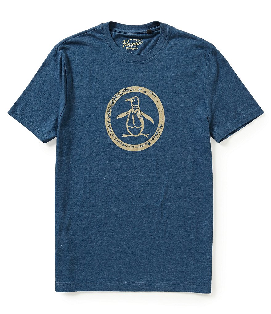 Original Penguin Short-Sleeve Tri-Blend Logo Graphic Tee