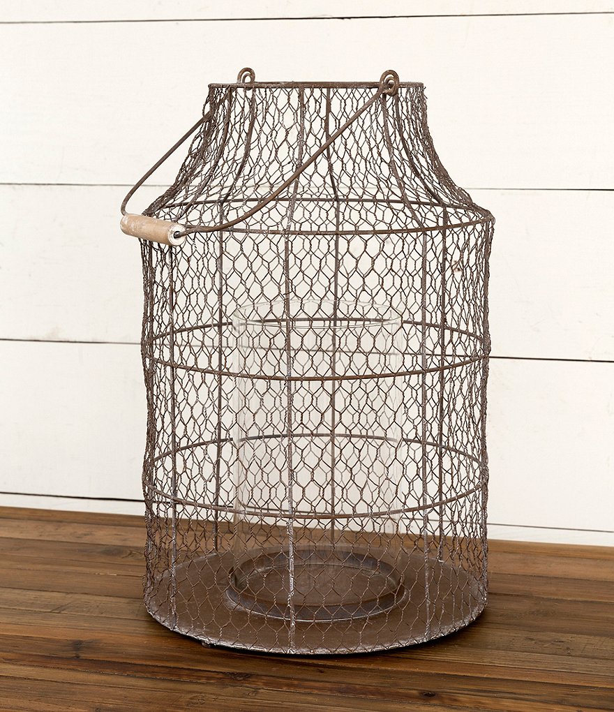 Park Hill Poultry Wire Fish Trap Lantern