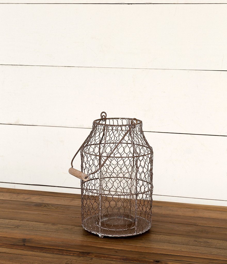 Park Hill Poultry Wire Fish Trap Lantern