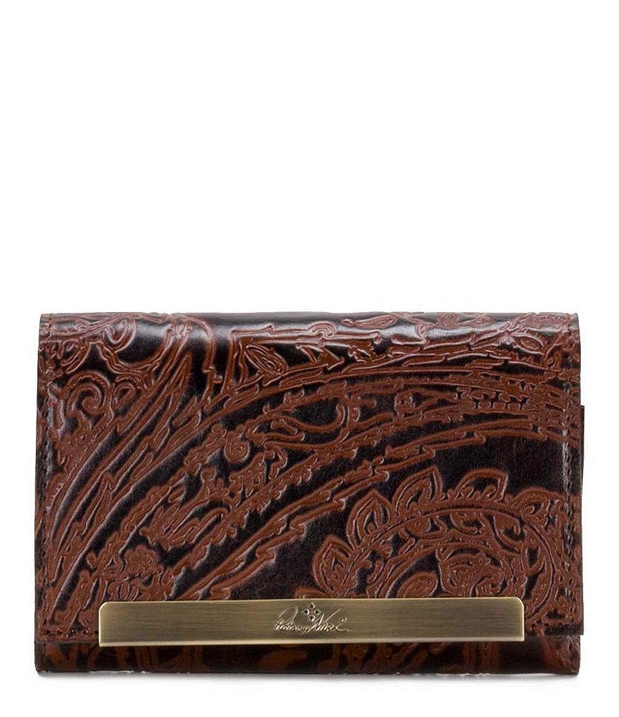 Patricia Nash Burnished Tooled Lace Collection Cametti Wallet