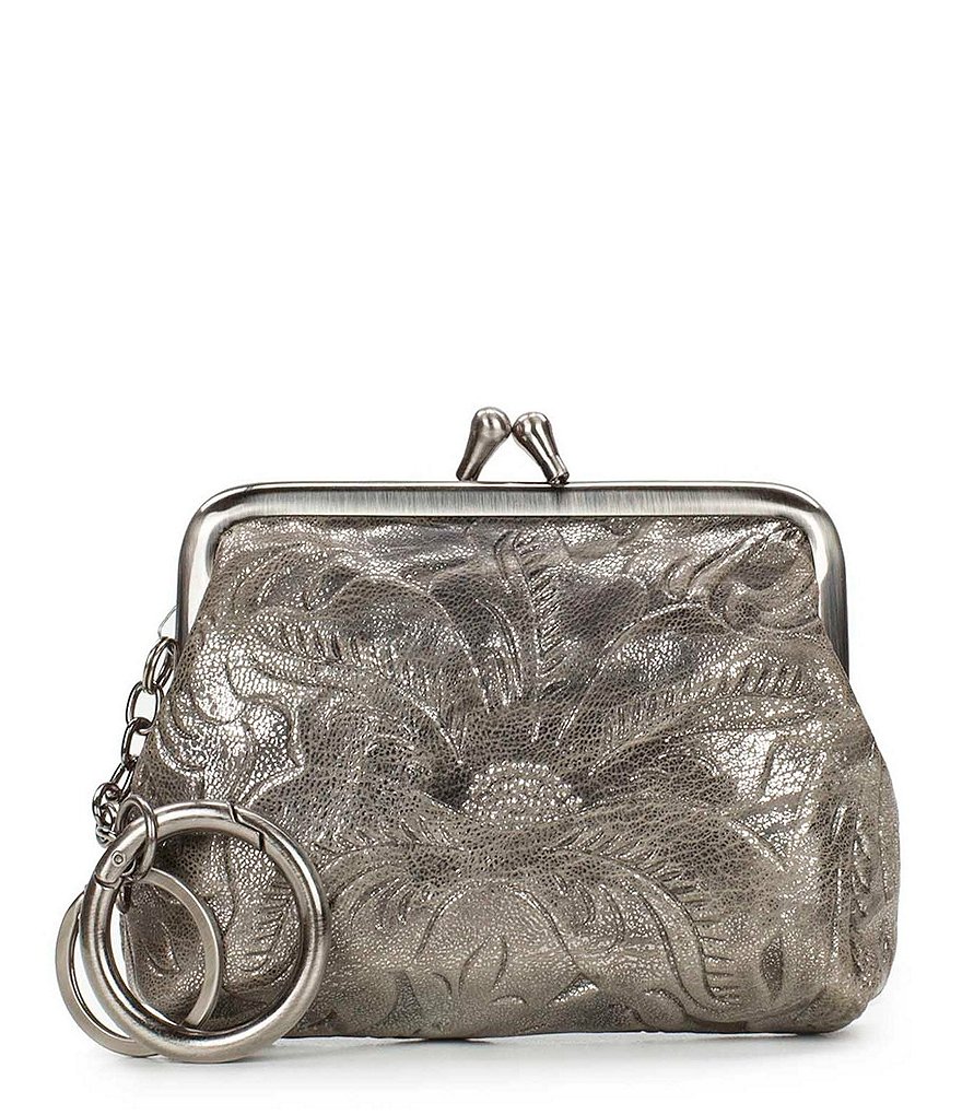 Patricia Nash Glitter Metallic Collection Large Borse Coin Case