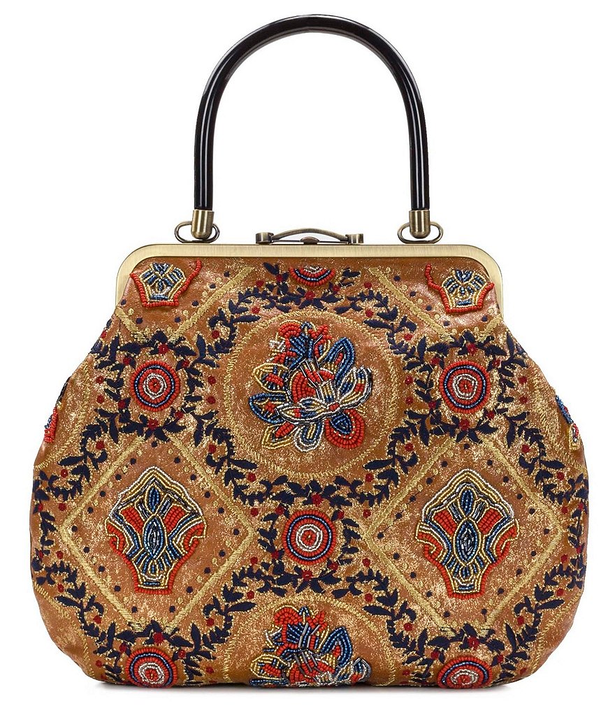 Patricia Nash Provencal Escape Beaded Collection Sedavi Frame Bag