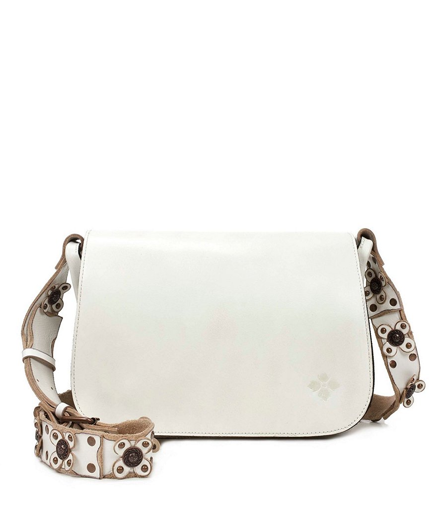 Patricia Nash Strapped Vintage Collection Rosa Saddle Bag