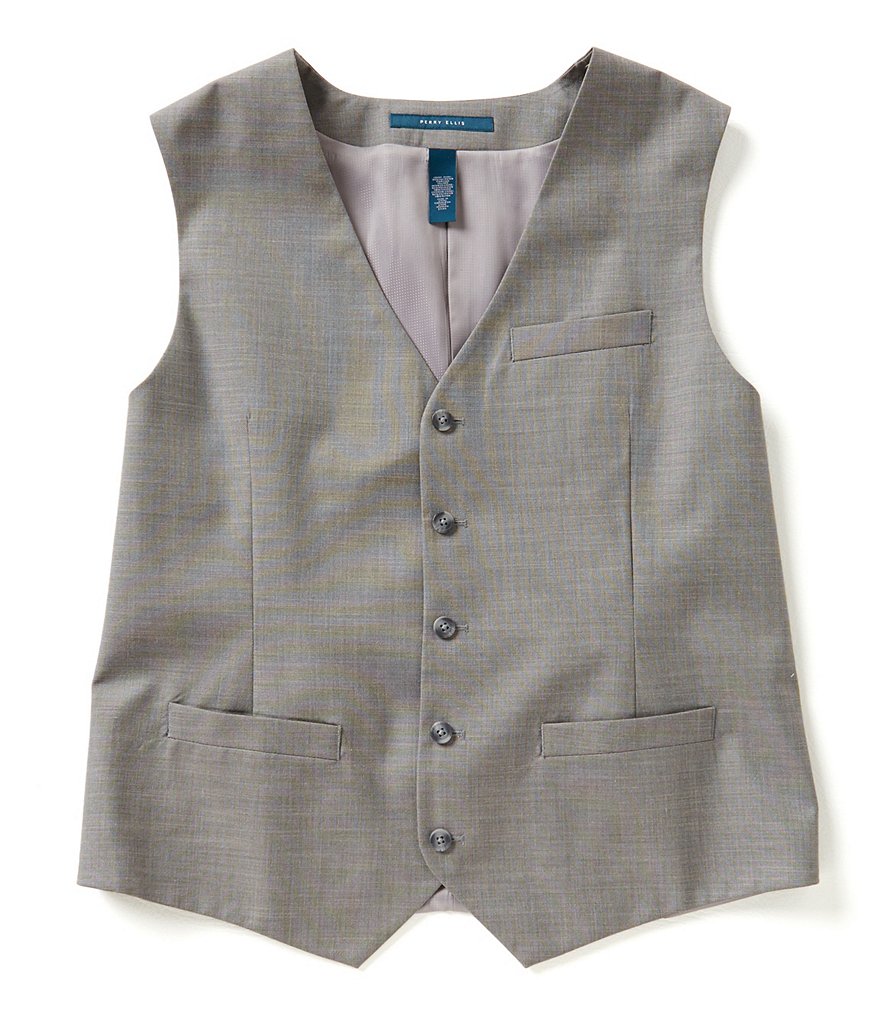 Perry Ellis Solid Vest